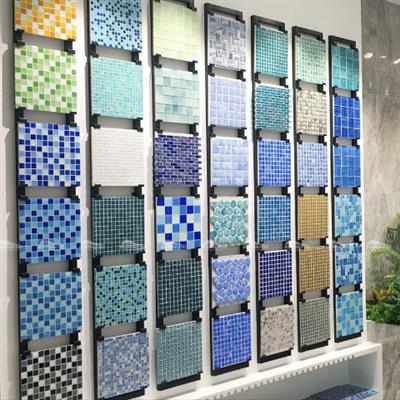Gạch Mosaic Gạch lát bể bơi mix nhiều màu 